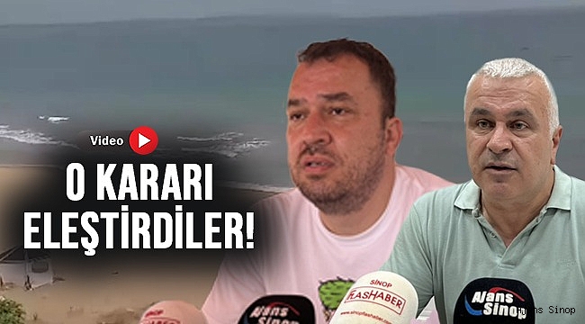 KENT BİLEŞENLERİNDEN DENİZ YASAĞI KARARINA ELEŞTİRİ!