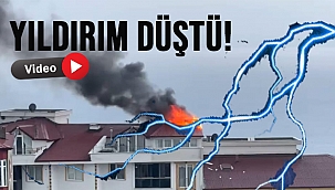 SİNOP'TA YILDIRIM SONUCU YANGIN ÇIKTI!