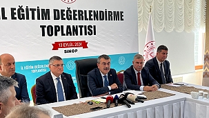 BAKAN TEKİN, SİNOP'TAKİ EĞİTİM YATIRIMLARINI DEĞERLENDİRDİ!